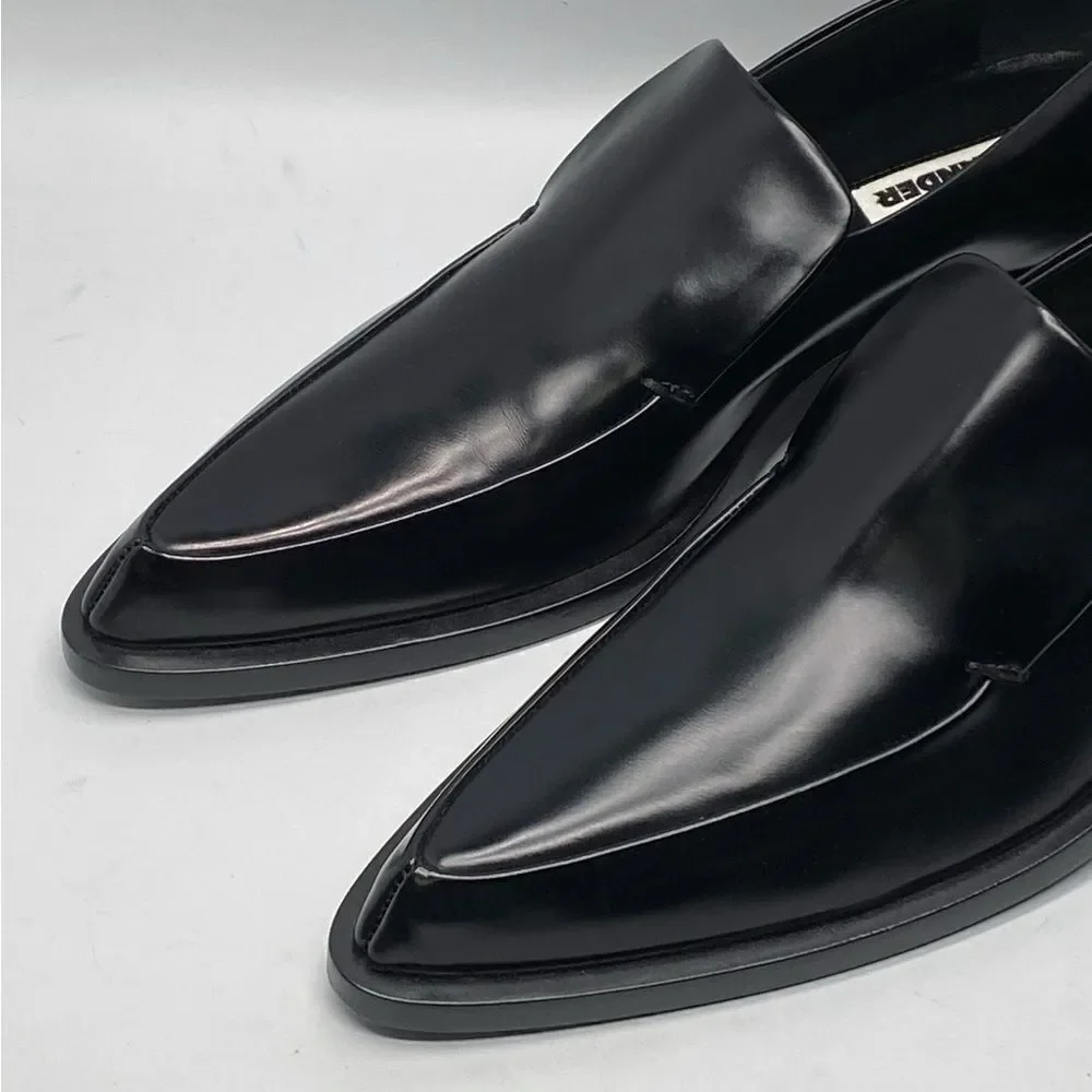 Jil Sander Steel Heel Pointed Toe Loafer size 40